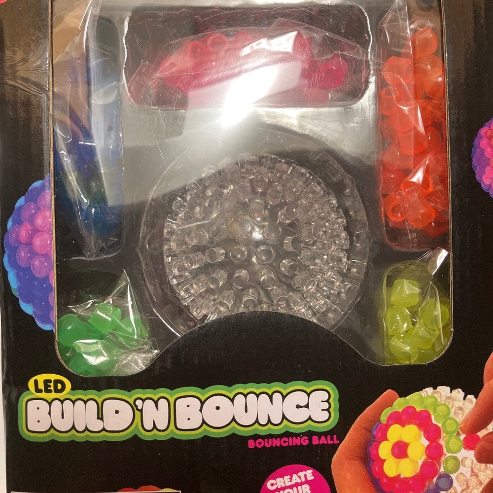 LED Build N Bounce Bouncing Ball